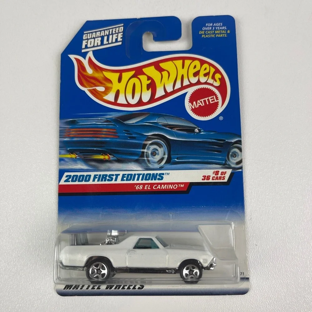 Hot Wheels 2000 First Editions 8 Of 36 White 68 El Camino